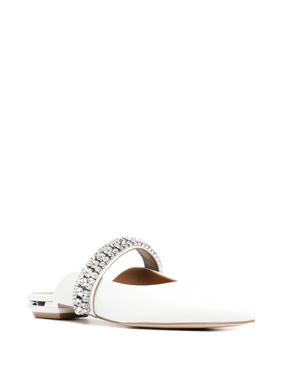 Shop Kurt Geiger Princely Pointed Mules In White