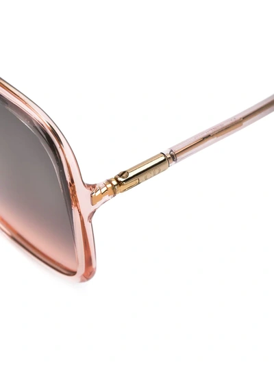 Shop Dior Sostellaire1 Square-frame Sunglasses In Pink