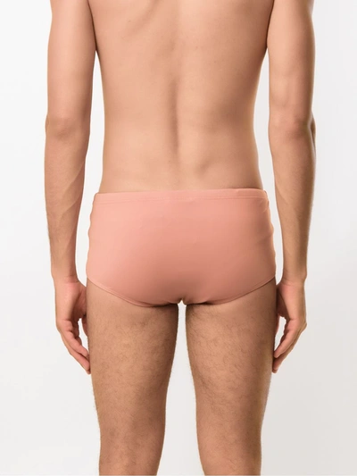 Shop Amir Slama Plain Trunks In Neutrals