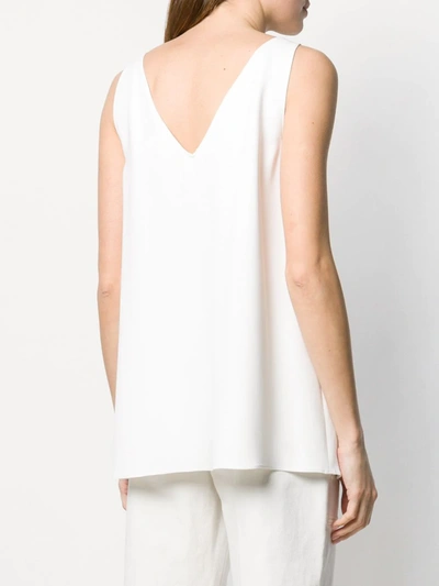Shop Stella Mccartney V-neck Blouse In White