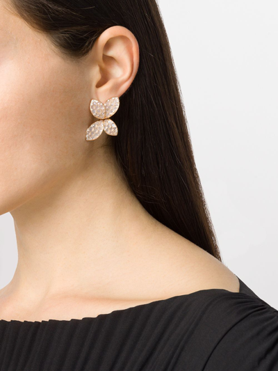 Pasquale Bruni 18kt Rose Gold Giardini Segreti Diamond Stud Earrings In Rose Gold