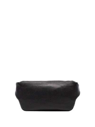 Shop Saint Laurent Monogram Belt Bag In Black