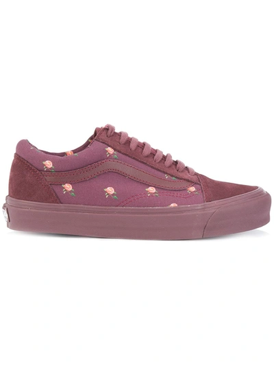 Shop Vans X Undercover Og Old Skool Lx "small Flower" Sneakers In Red