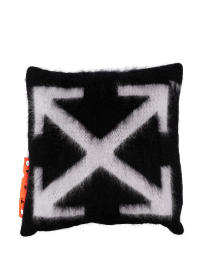 Shop Off-white Small Arrows Pillow In Black