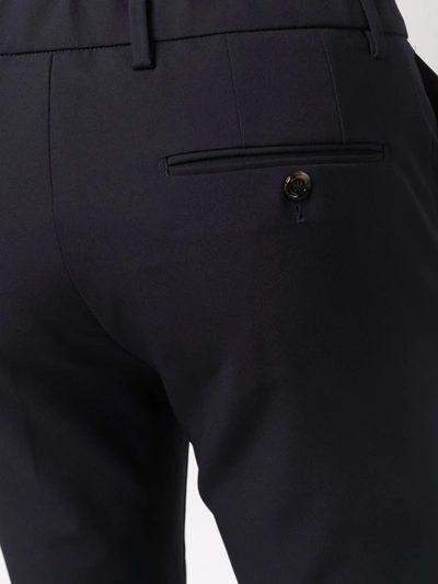 Shop Dell'oglio Straight-leg Tailored Trousers In 蓝色