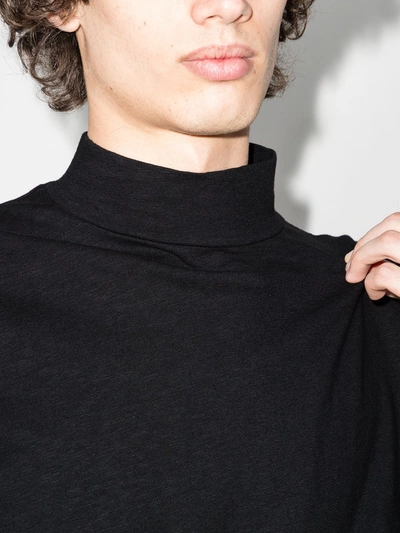 Shop Our Legacy Base Polo Roll-neck Jumper In Black