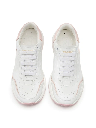 Shop Dolce & Gabbana Low-top Lace-up Sneakers In White
