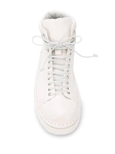 Shop Marsèll Pallottola Lace-up Boots In White