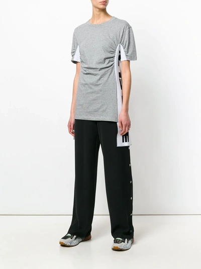 Shop Stella Mccartney "all Is Love" T-shirt In Grey