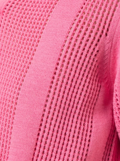 Shop Lhd Le Phare Knitted Polo In Pink