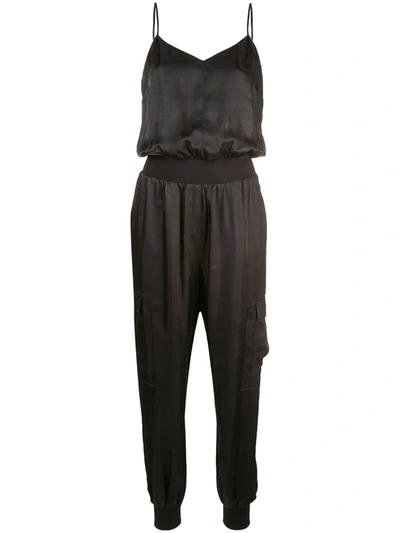 Shop Cinq À Sept Amia Sleeveless Jumpsuit In Black