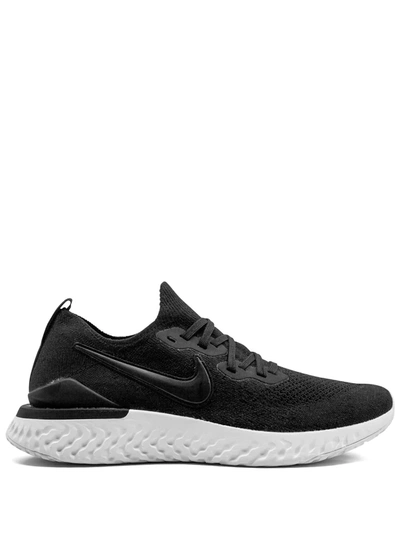 Shop Nike Epic React Flyknit 2 "black/black-gunsmoke" Sneakers