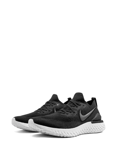 Shop Nike Epic React Flyknit 2 "black/black-gunsmoke" Sneakers