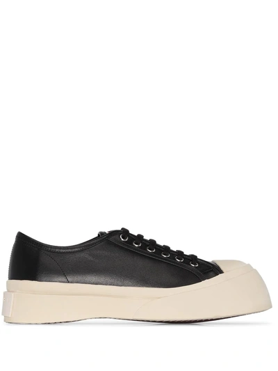 Shop Marni Pablo Low-top Sneakers In Black