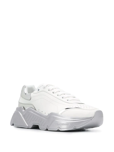 Shop Dolce & Gabbana Daymaster Low-top Sneakers In White