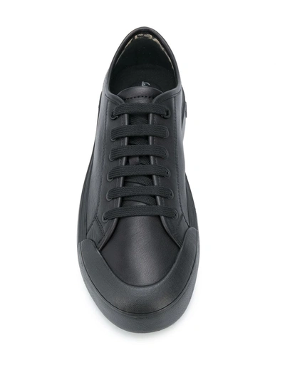 Shop Ferragamo Gancio Low-top Sneakers In Black