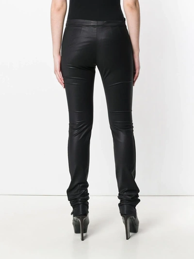 Pre-owned Romeo Gigli Vintage Super Skinny Trousers In Black