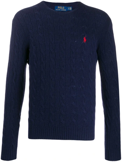 Polo Ralph Lauren Cotton Sweater In Navy | ModeSens