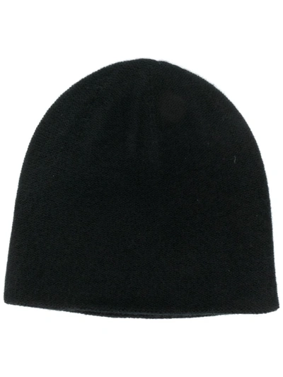 Shop N•peal Double Layer Beanie In Black