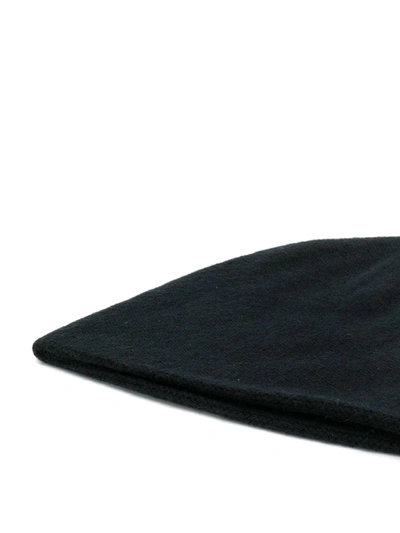 Shop N.peal Double Layer Beanie In Black