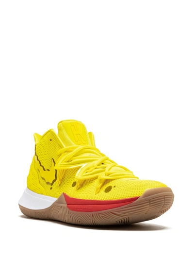 Nike X Spongebob Squarepants Kyrie 5 "spongebob" Sneakers In Yellow