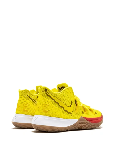 Shop Nike X Spongebob Squarepants Kyrie 5 "spongebob" Sneakers In Yellow