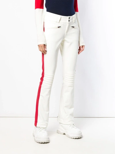 Shop Perfect Moment Gt Ski Flared Trousers In White