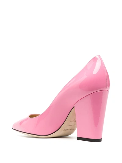 Shop Sergio Rossi Sergio Pointed Pumps In Pink