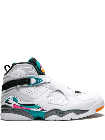 Shop Jordan Air  8 Retro "south Beach" Sneakers In White