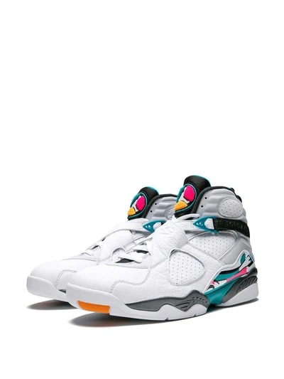 Shop Jordan Air  8 Retro "south Beach" Sneakers In White