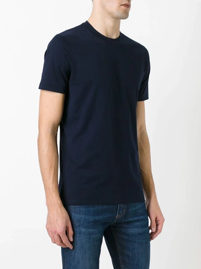 Shop Brunello Cucinelli Crew Neck T-shirt In Blue