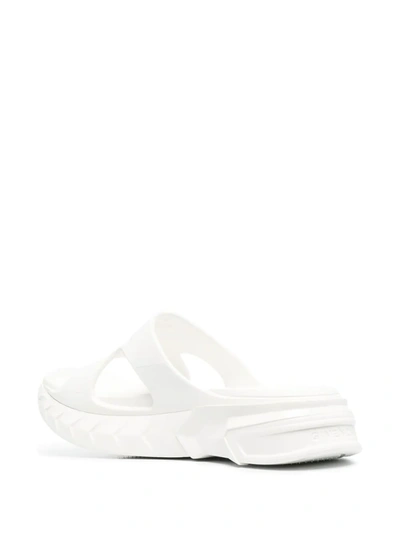 Shop Givenchy Chunky Slip-on Slides In White