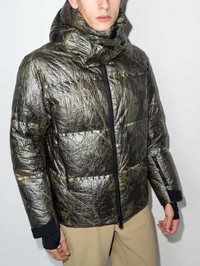 Shop Moncler Darry Guibbotto Padded Jacket In Green