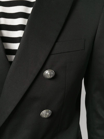 embellished button blazer