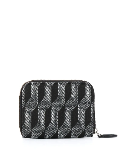 Shop Audepart Monogram Print Purse In Black