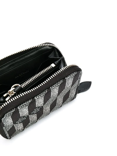 Shop Audepart Monogram Print Purse In Black