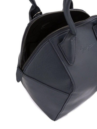 Shop Discord Yohji Yamamoto Polyhedron Shoulder Bag In Blue