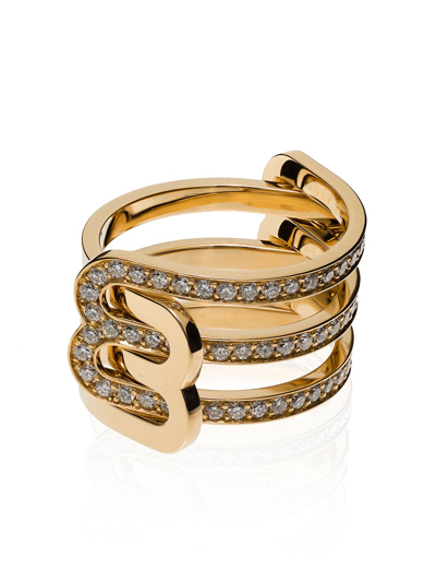 Shop Jem Étreintes Two-piece Ring In Gold