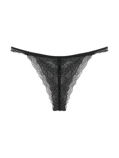 Shop Maison Close Le Petit Secret Open Tanga In Black