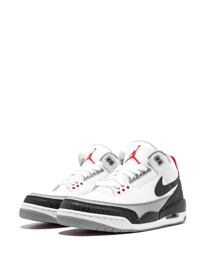 Shop Jordan Air  3 Retro ''tinker Hatfield'' Sneakers In White