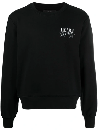 Shop Amiri Chest Logo-print Sweatshirt In Black