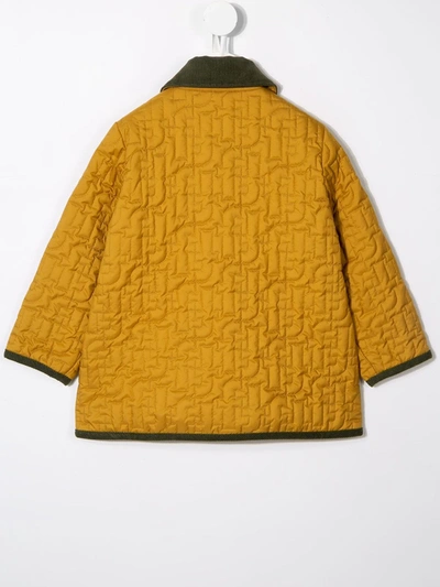 Shop Familiar Quilted Shell Jacket In Yellow