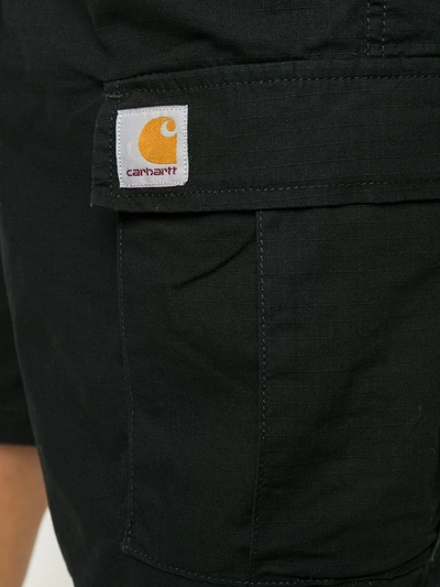 Shop Carhartt Knee-length Bermuda Shorts In Black