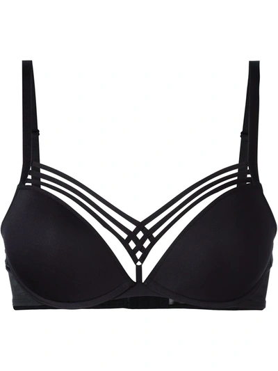 Shop Marlies Dekkers Dame De Paris Push Up Bra In Black