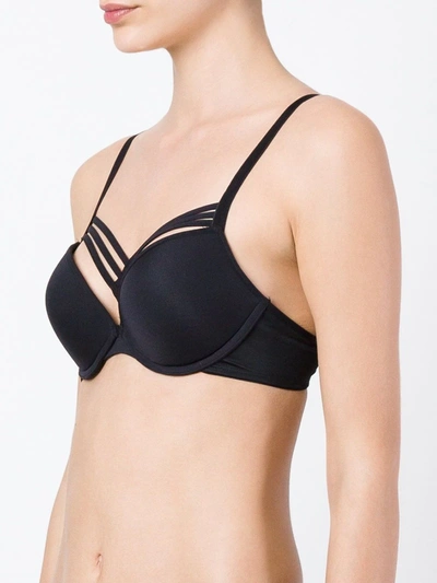 Shop Marlies Dekkers Dame De Paris Push Up Bra In Black