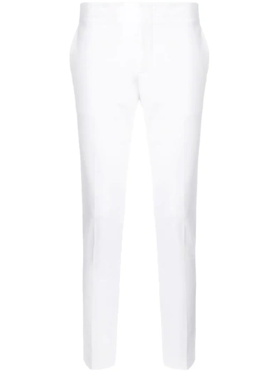 Shop Helmut Lang Skinny Trousers In White