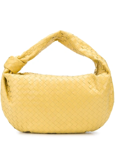 Shop Bottega Veneta Jodie Intrecciato Bag In Yellow