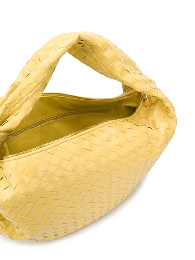 Shop Bottega Veneta Jodie Intrecciato Bag In Yellow