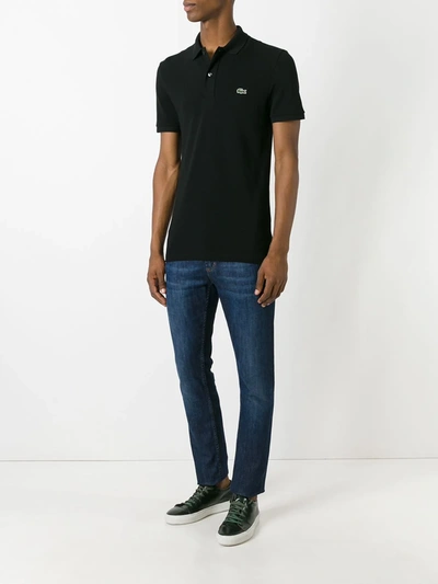 Lacoste Classic Fit Original L.12.12 Polo Clothing In Black