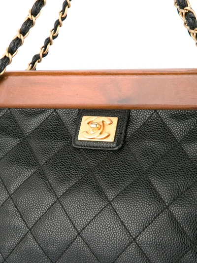 Pre-owned Chanel Vintage Chain Shoulder Bag - 黑色 In Black